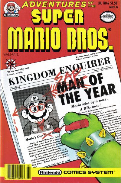 Adventures of the Super Mario Bros. #6 (1991) Comic Books Adventures of the Super Mario Bros
