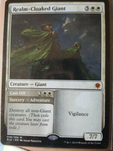 Realm-Cloaked Giant & Cast Off Magic Throne of Eldraine