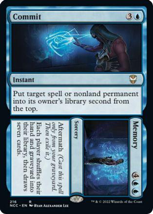 Commit // Memory #216 Magic New Capenna Commander