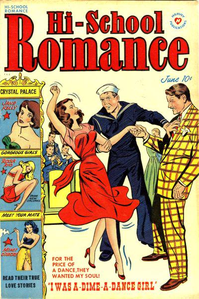 Hi-School Romance #9 (1951) Comic Books Hi-School Romance