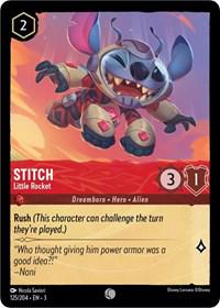 Stitch - Little Rocket #125 Lorcana Into the Inklands