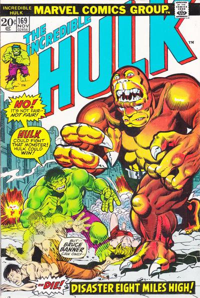 The Incredible Hulk #169 (1973) Comic Books Incredible Hulk