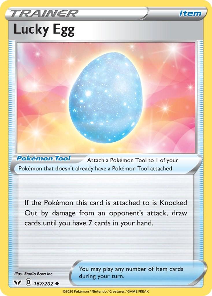 Lucky Egg #167 Pokemon Sword & Shield