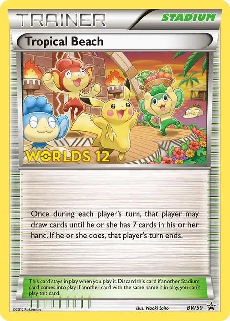 Tropical Beach #BW50 Pokemon Promo