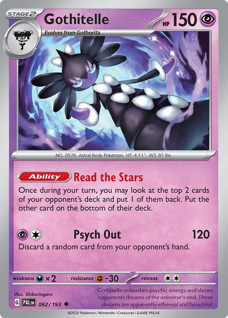 Gothitelle #92 Pokemon Paldea Evolved