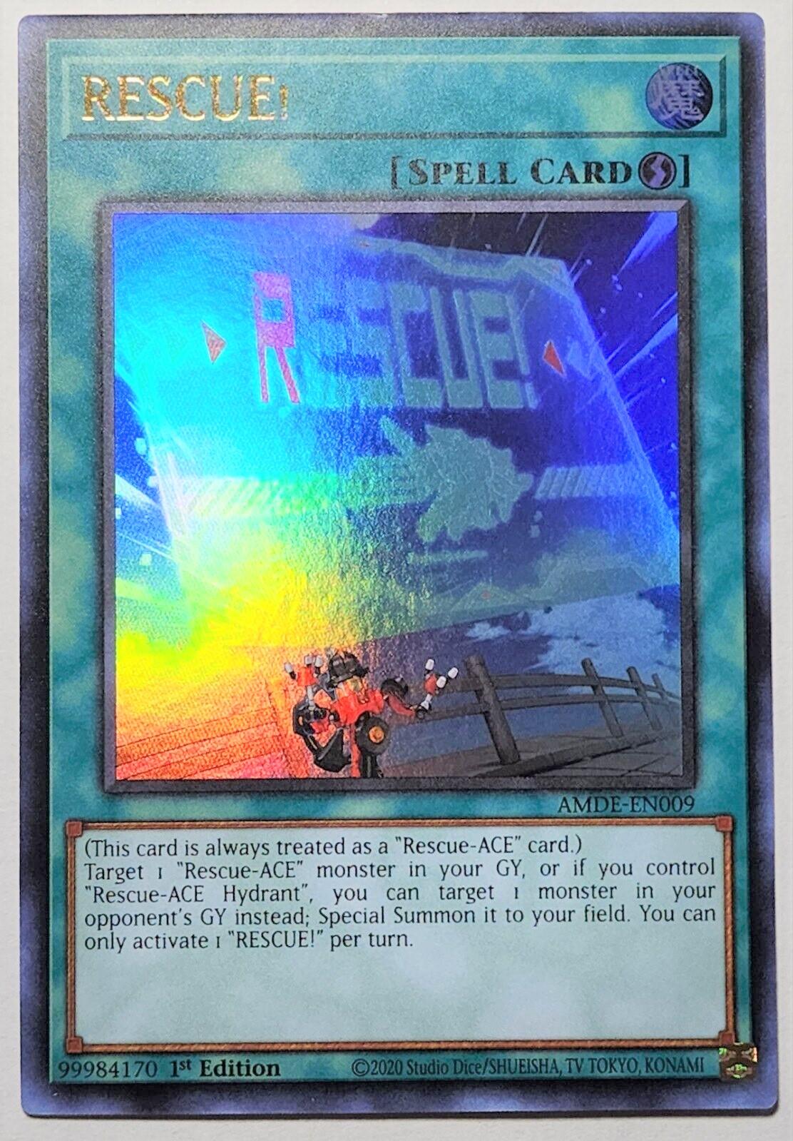 RESCUE! AMDE-EN009 YuGiOh Amazing Defenders