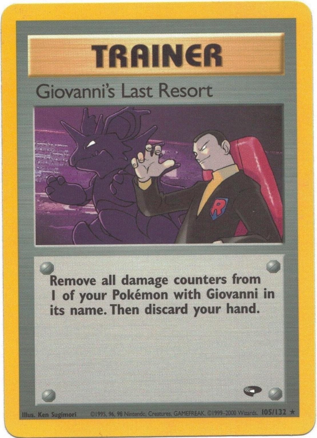 Giovanni's Last Resort #105 Pokemon Gym Challenge