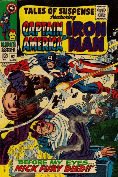 Tales of Suspense #92 (1967) Comic Books Tales of Suspense