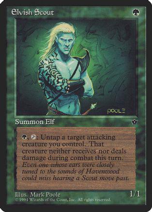 Elvish Scout Magic Fallen Empires