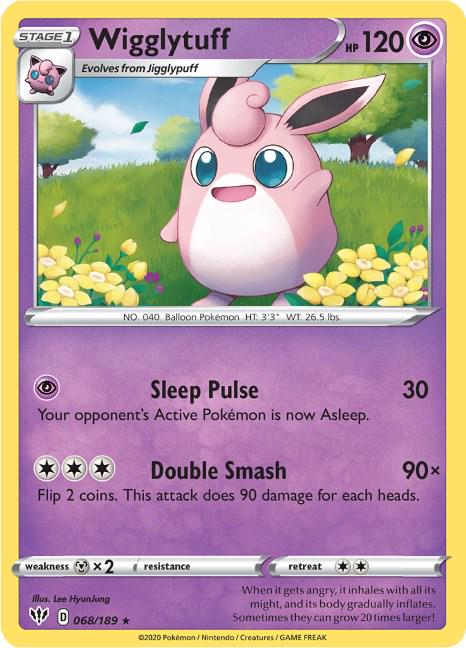 Wigglytuff #68 Pokemon Darkness Ablaze