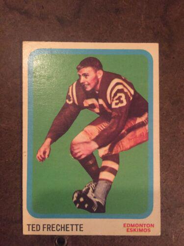 Ted Frechette #26 Football Cards 1963 Topps CFL