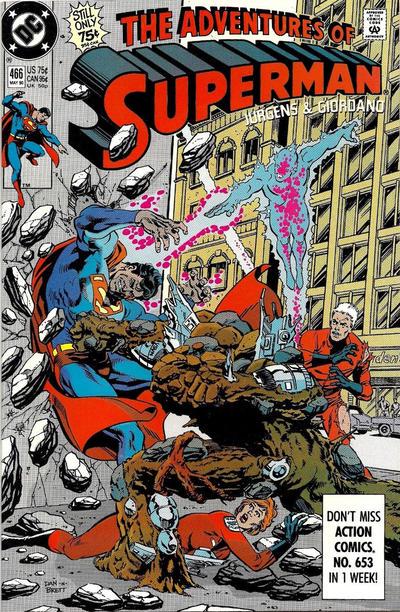 Adventures of Superman #466 (1990) Comic Books Adventures of Superman