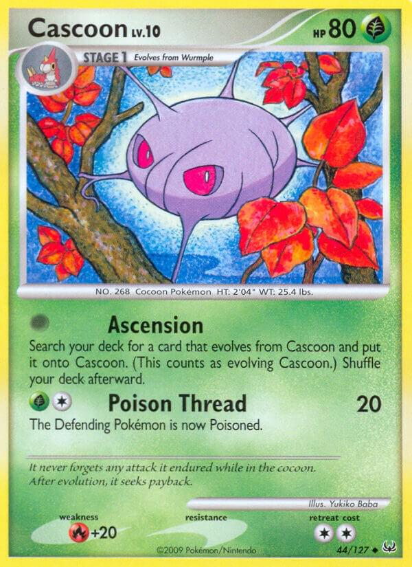 Cascoon #44 Pokemon Platinum