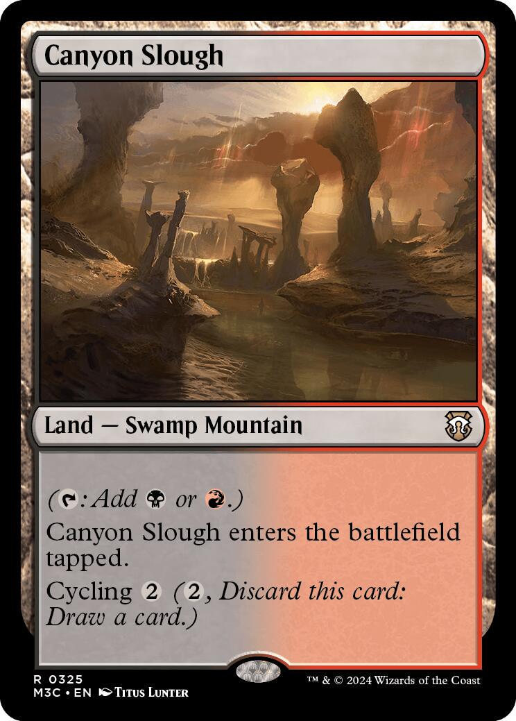 Canyon Slough [Foil] (Magic Modern Horizons 3 Commander)
