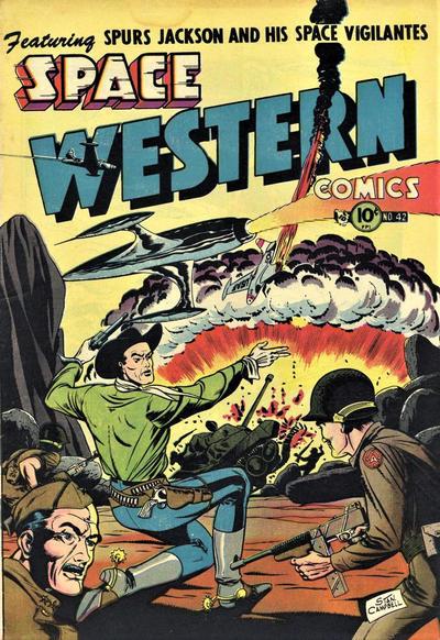 Space Western Comics #42 (1953) Comic Books Space Western Comics