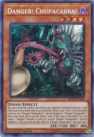Danger! Chupacabra! MP19-EN138 YuGiOh 2019 Gold Sarcophagus Tin Mega Pack