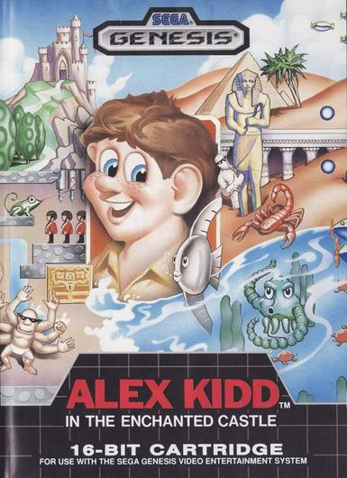 Alex Kidd in the Enchanted Castle Cover Art