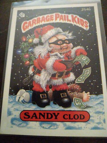 SANDY Clod #254b 1987 Garbage Pail Kids