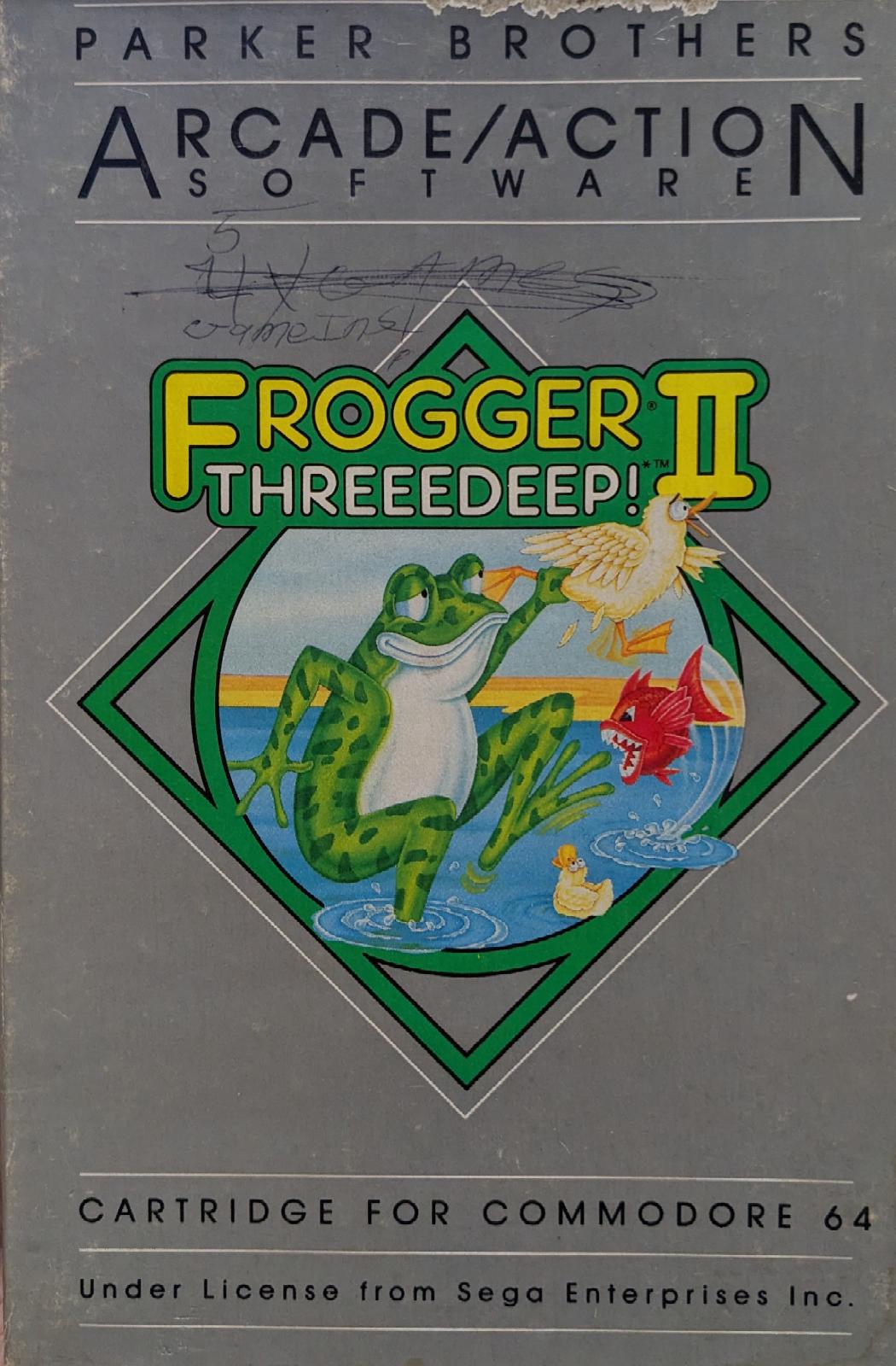 Frogger II: Threedeep Commodore 64
