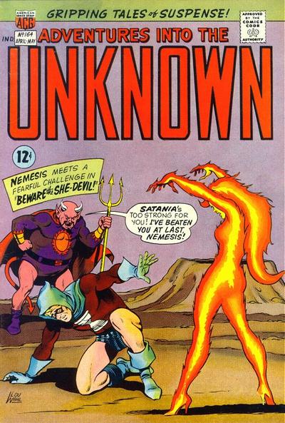 Adventures into the Unknown #164 (1966) Comic Books Adventures into the Unknown