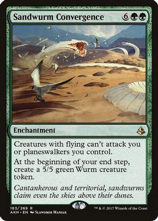 Sandwurm Convergence 1x FOIL AKH MTG Amonkhet Rare MINT green Sandwurm Convergence 1x FOIL AKH MTG Amonkhet Rare MINT green