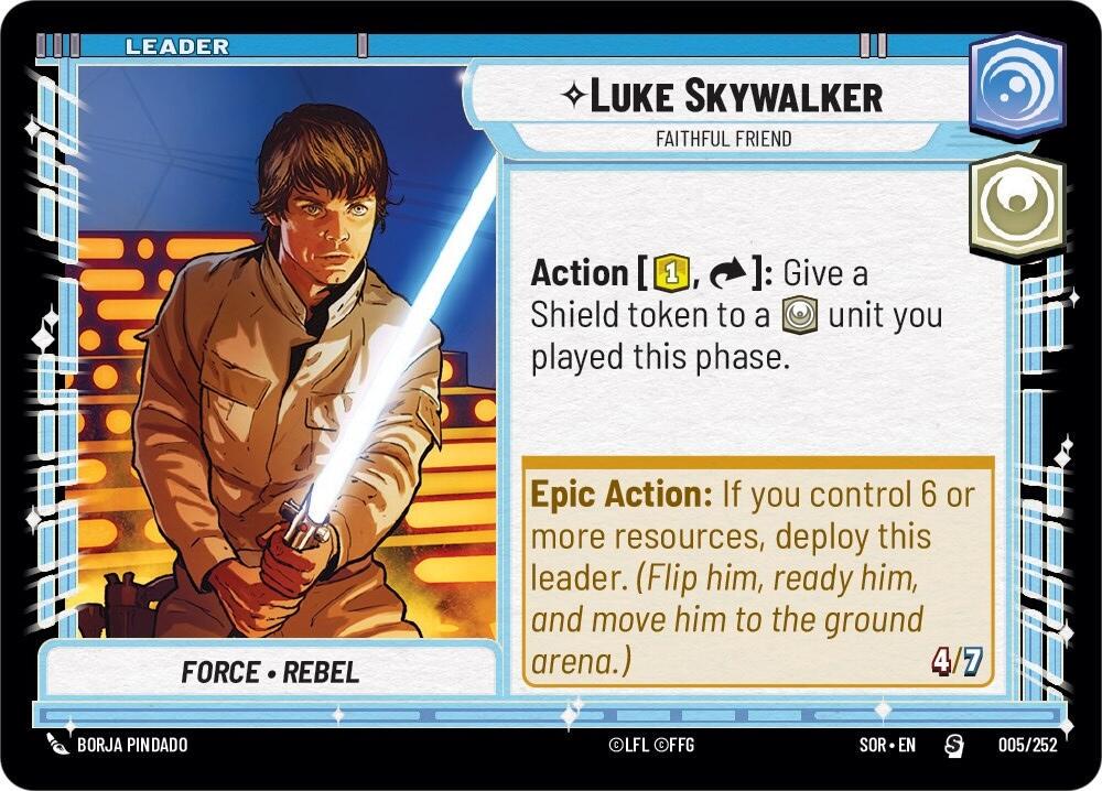 Luke Skywalker #5 Star Wars Unlimited: Spark of Rebellion