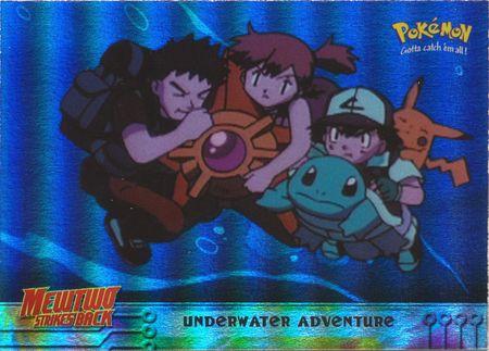 Underwater Adventure #17 Pokemon 1999 Topps Movie