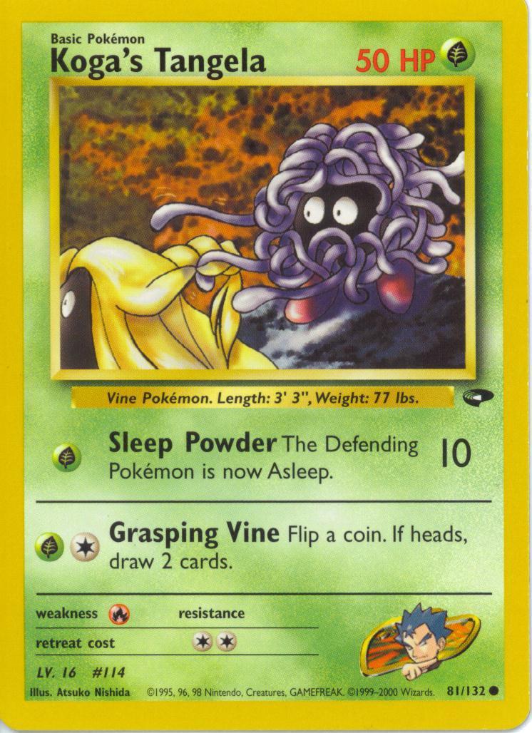 Koga's Tangela #81 Pokemon Gym Challenge