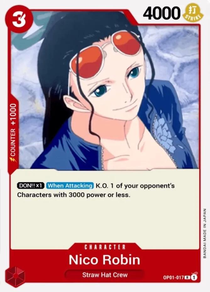 Nico Robin OP01-017 One Piece Romance Dawn