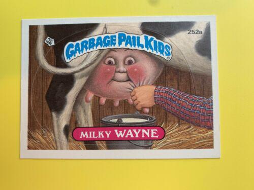 Milky WAYNE #252a 1987 Garbage Pail Kids