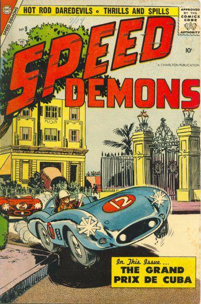 Speed Demons #9 (1958) Comic Books Speed Demons