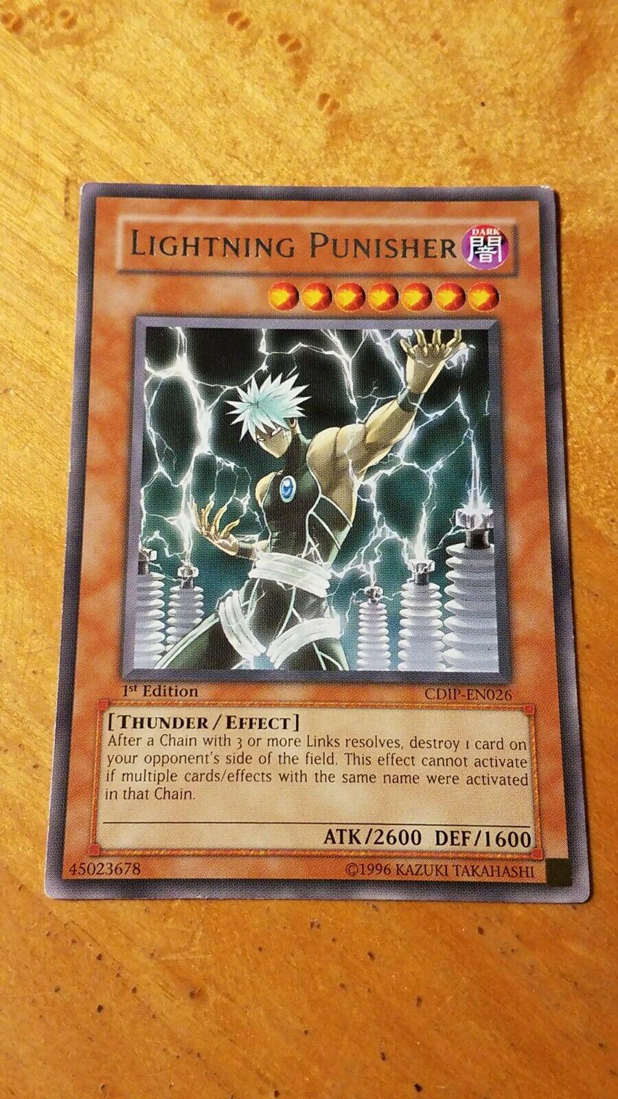 Lightning Punisher CDIP-EN026 YuGiOh Cyberdark Impact
