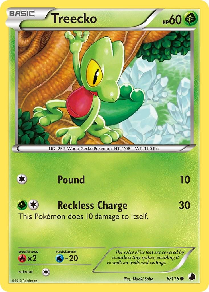 Treecko #6 Pokemon Plasma Freeze