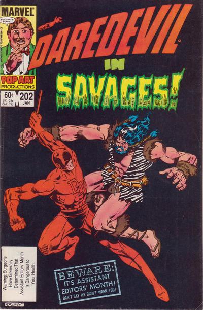 Daredevil #202 (1984) Comic Books Daredevil