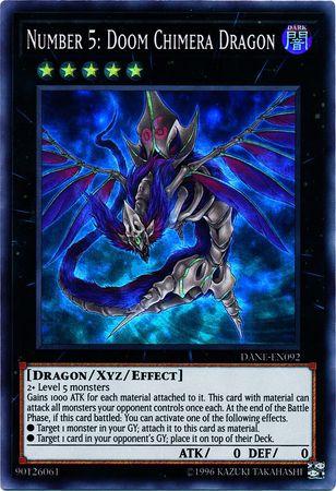 Number 5: Doom Chimera Dragon DANE-EN092 YuGiOh Dark Neostorm