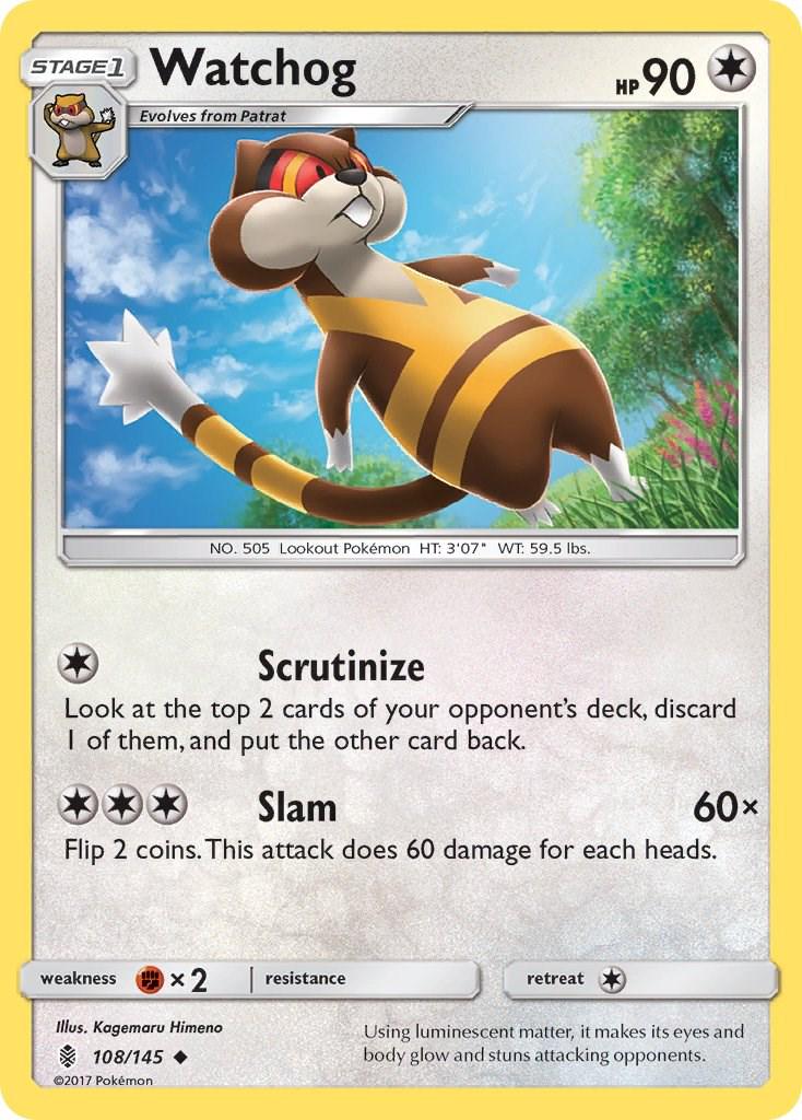 Watchog #108 Pokemon Guardians Rising