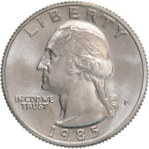 1985 P Coins Washington Quarter