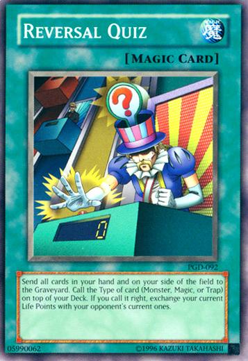 Reversal Quiz PGD-092 YuGiOh Pharaonic Guardian