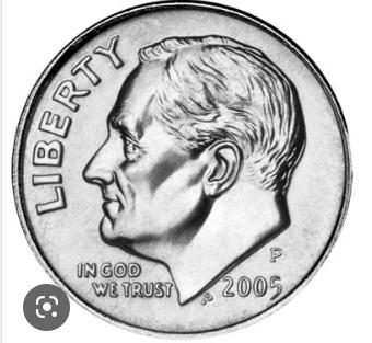 2005 P Coins Roosevelt Dime