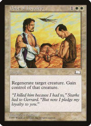 Debt of Loyalty Magic Weatherlight
