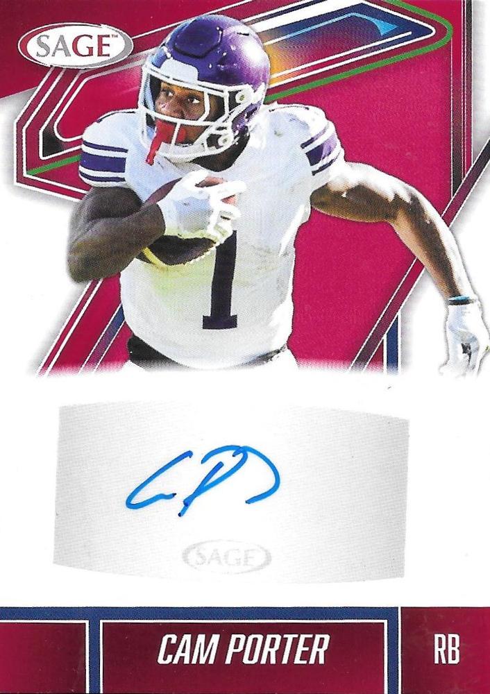 Cam Porter #A-CP 2026 SAGE Football Autographs