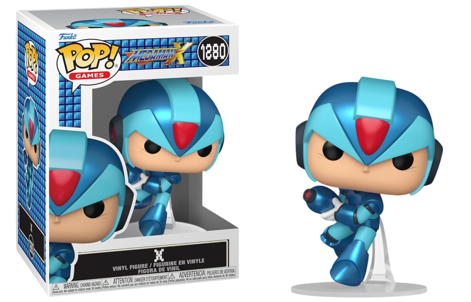 X #1280 Mega Man X Funko Pop box and figure