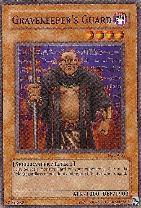 Gravekeeper's Guard PGD-061 YuGiOh Pharaonic Guardian