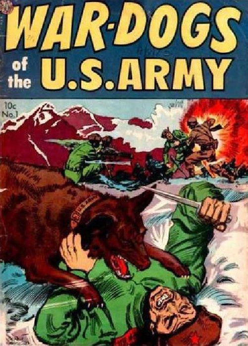 War Dogs of the U.S. Army #1 (1952) Comic Books War Dogs of the U.S. Army