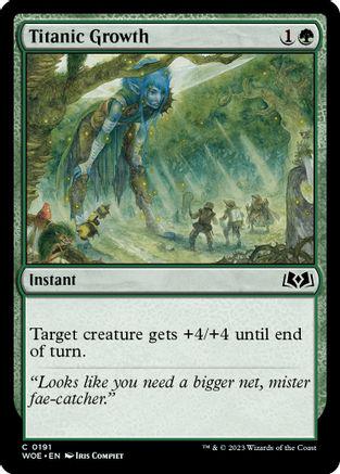 Titanic Growth #191 Magic Wilds of Eldraine