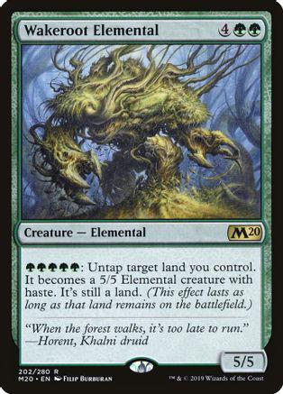 Wakeroot Elemental #202 Magic Core Set 2020