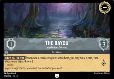 The Bayou - Mysterious Swamp #204 Lorcana Into the Inklands