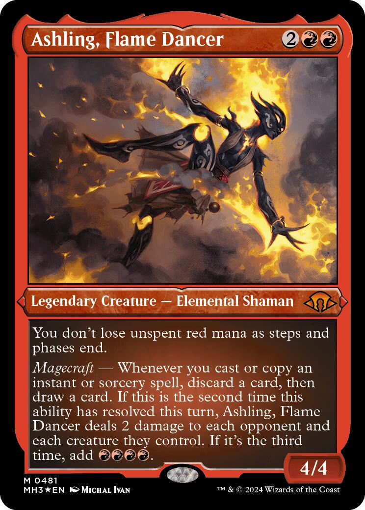 Ashling, Flame Dancer #481 Magic Modern Horizons 3