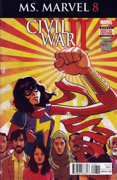 Ms. Marvel #8 (2016) Comic Books Ms. Marvel