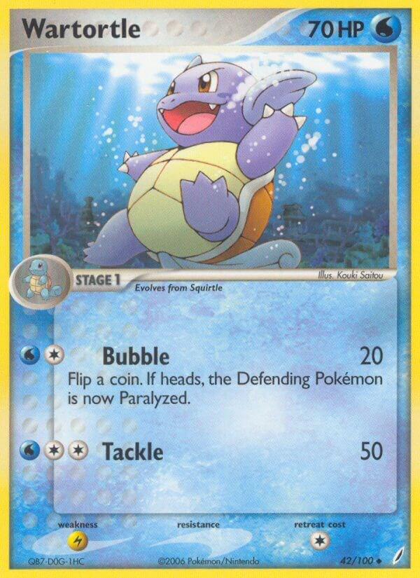 Wartortle #42 Pokemon Crystal Guardians